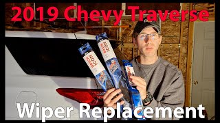 2019 Chevrolet Travers Wiper Blade Change