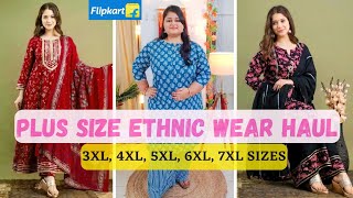 Plus Size Ethnic Wear Haul || Embroidered Anarkali Sets S to Plus Sizes || 3XL, 4XL, 5XL, 6XL, 7XL