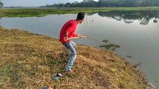 টেটা দিয়ে মাছ শিকার | Village Fish Hunting Method Traditional Way (Part-3)