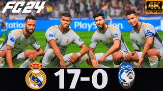 FC 24 - What Happen If Ronaldo Messi Neymar Mbappe Play Together On Real Madrid