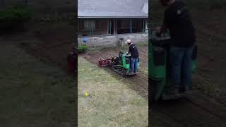 Lawn Install - Soil Prep with the Harley Rake & Toro Dingo TX1000