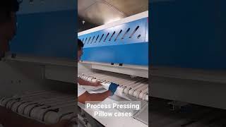 Process Pressing Pillow Cases #laundry #kapalpesiar #suarnet