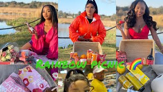 Vlog: Rainbow Colourful Picnic | Grocery Shopping | A night Out | South Africa