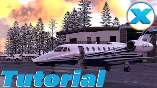 Citation X Approach, Landing and Shutdown Tutorial – X-Plane 12