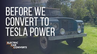 Electric Land Rover Series 2a - Smoky and Horrible Diesel Pre-Conversion!!