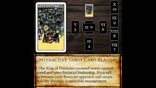 Celtic Cross Wealth: King of Pentacles in Position 3 Reversed - Ineffective Management