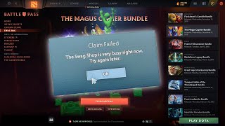 How To fix Claim Failed or Error Arcana Swag Bag | Dota2 #dota2