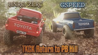 RC 1/10 Scale | TKCK Return to PB Hill | Custom Chassis GSpeed, HNRC/ZLRC Toyota Hilux | 13102022