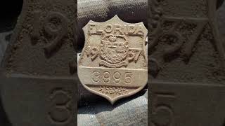 1937 Florida Chauffeurs License Badge! BIG TIME Bucket Lister! Diggin' w/ Rob! #short