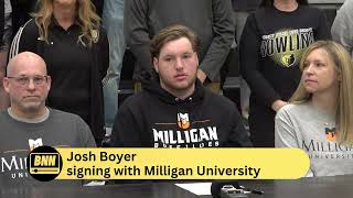 Josh Boyer signs with Milligan University