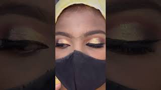 Easy Golden Glam Makeup|#partymakeuplook #makeup #shortvideo #viralvideo #makeupstudiobyaysha❣️