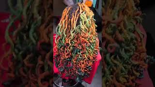 Locs and color #hair #locs #naturalhair #locnation #locstyles