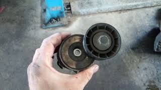 opel zafira 1.9cdti how to change tensioner and drive belt