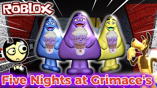 Bendy Plays FIVE NIGHTS AT GRIMACE'S! (BATIM GRIMACE SHAKE ROBLOX)