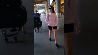 Nora Fatehi Spotted At Airport