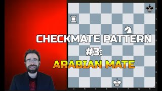 Typical Checkmate Patterns #3: Arabian Mate (Beginner Chess Lesson)