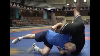 training fireman's carry and leg wrestling