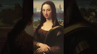 Using AI To Create New Versions Of The Mona Lisa #france #shorts #ai #travelvlog #explore #europe