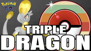 OMG! 5-0 with TRIPLE DRAGON! NO FAIRIES Eligible in the Retro Cup for Pokemon GO Battle League!