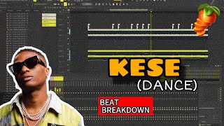 Wizkid - Kese(Dance) (Beat Breakdown)  from Scratch on FL Studio 2024. Prod. by P2J