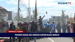 PULUHAN MASSA AKSI GERUDUK KANTOR KEJARI MAMUJU