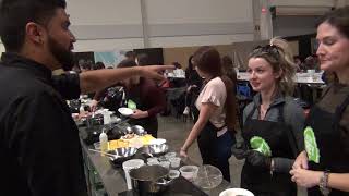 Chef Devan Rajkumar -  making his sichuan inspired turkey dumplings Royal Fair, # 5