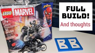 Lego Marvel 30679: Venom Street Bike. Full Build and Thoughts