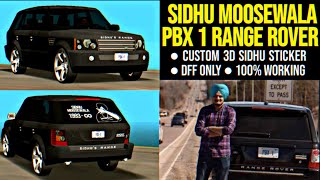 Sidhu Moosewala PBX 1 Range Rover (CANADIAN) DFF ONLY | No Name Modpack | Wacky Customs