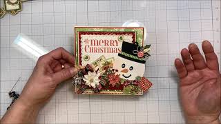 Spellbinders Santa's Circle Crew Snowman Card Tutorial with G45 Night Before Christmas