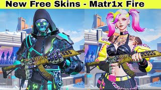 Matr1x Fire | New Free Skins | Ranked Match + Sensitivity & Settings