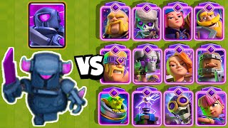 MINI PEKKA vs TODAS LAS EVOLUCIONES | Clash Royale