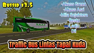 Kodename Traffic Bussid Bus Lintas Tapal Kuda || Bussid V3.5