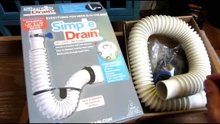 Simple Drain - Flexible Rubber Sink Drain, P-Trap, S-Trap, Extension, Universal 1.5", 1.25"