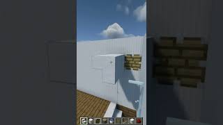 Working shower in Minecraft