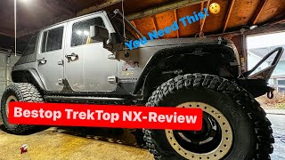 WATCH BEFORE YOU BUY Bestop TrekTop NX For Jeep Wrangler JKU