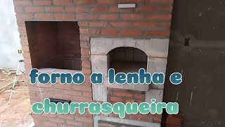 churrasqueira tijolinho forno a lenha compacto