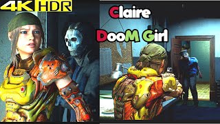 DooM Girl-True 4K HDR - Resident Evil 2 Remake