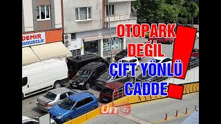 TRAFİK SORUNU ÇÖZÜM BEKLEYEN CADDE