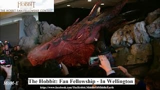 The Hobbit:  Fan Fellowship -  In Wellington, Unveiling Of Smaug