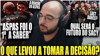 SACY EXPLICA PQ DECIDIU SE APOSENTAR e FALA SOBRE PLANOS PARA O FUTURO