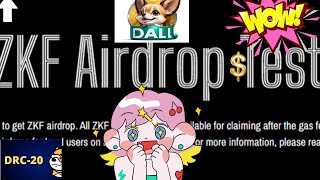 Zkfair Airdrop 🔥Drc20 dall token Confirmed 🔥 up 10k$ فرصة جديدة للكل