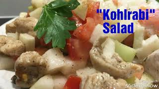 Kohlrabi Salad | Kohlrabi Salati