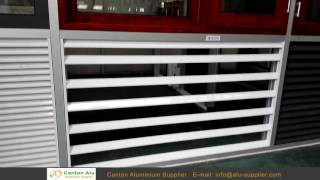 Aluminum Extrusion Window Blind Profiles