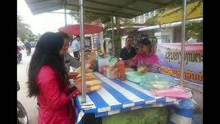 🙋‍♀️🙋‍♀️ Girl Selling Sandwich SKILL 🥪🍞 in Luang Prabang LAOS PDR ll Street Food Laos