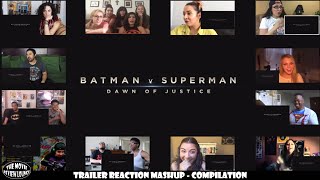 Batman v Superman: Dawn of Justice - 3 Trailers (Reactors' Compilation)