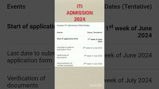 #iti admission noticed 2024 #youtubeshorts #youtubetranding #