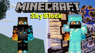 I spent 100 Days in Minecraft Skyblock!!!