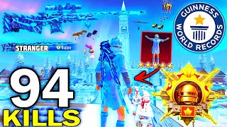 94 KILLS!😍NEW BEST SNIPER GAMEPLAY W/ FULL GLACIER SET😈 SAMSUNG,A7,A8,J2,J3,J4,J5,J6,J7,XS,A3,A4