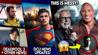 WTF.. Dwayne Johnson DRAMA?! Superman Trailer, DCU Updates, Deadpool 3 New Look & More!