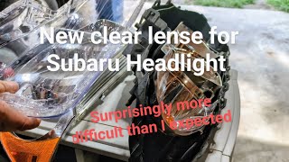 New Clear lens for Subaru Headlight